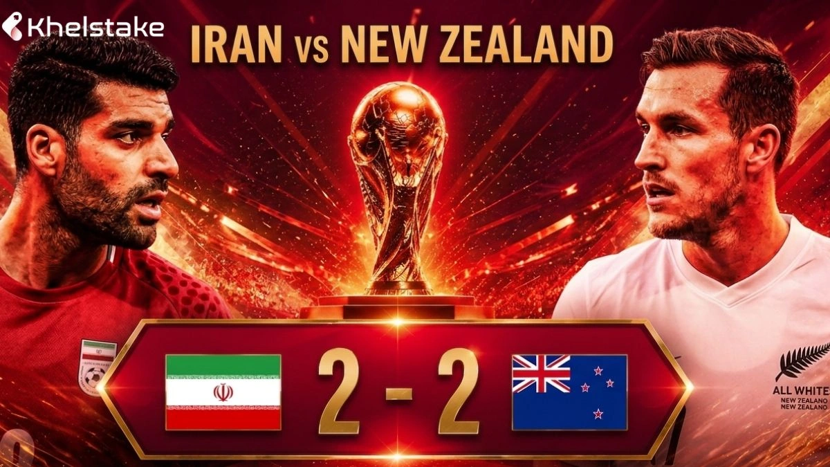 Iran vs New Zealand Highlights: Four-Goal Thriller Ends 2-2 at World Cup