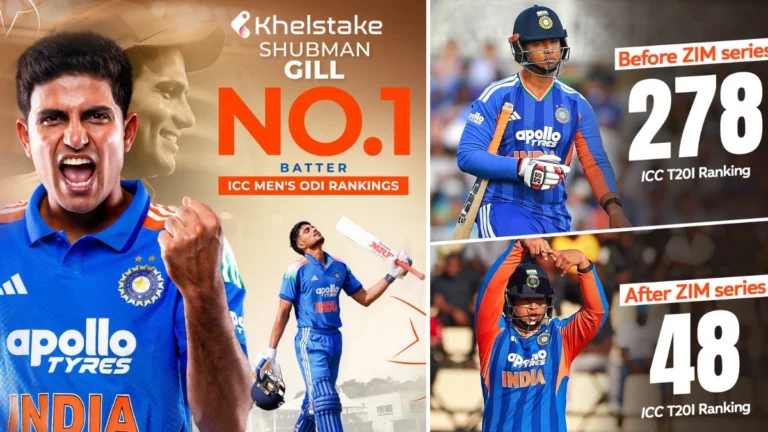 Shubman Gill No.1 ODI batter