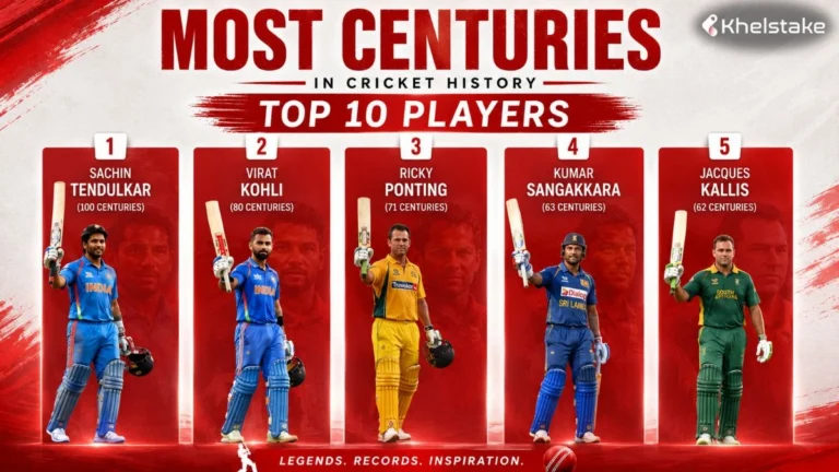 Most Centuries in Cricket