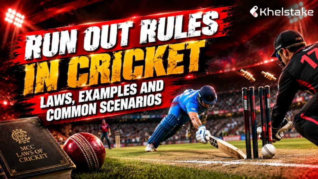 rules of run out in cricket